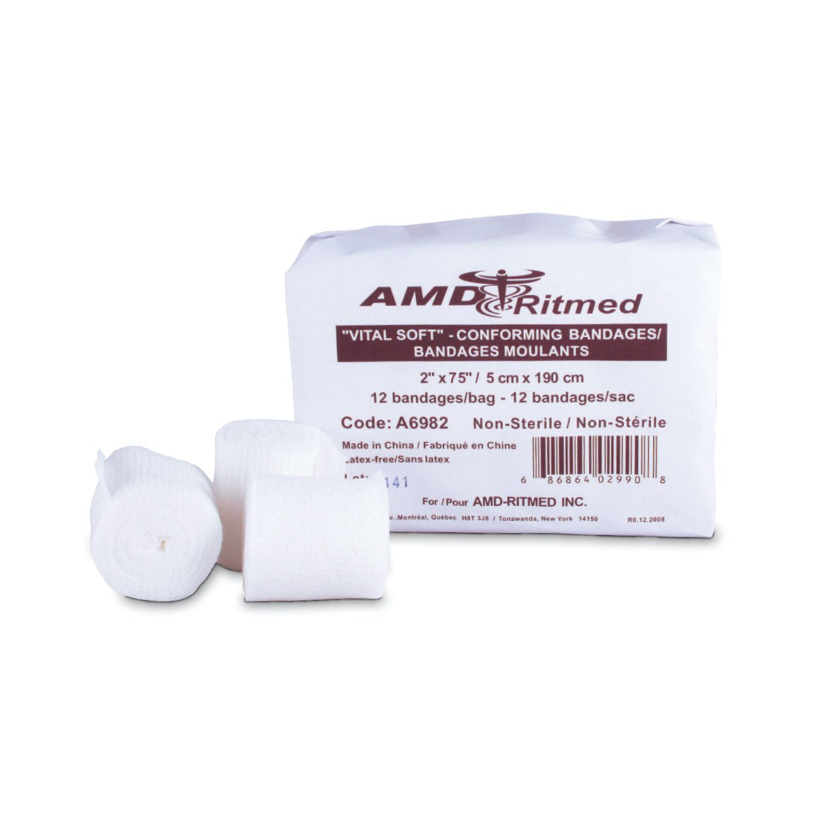 Ritmed VitalSoft Conforming Bandage 2 in for Dogs & Cats