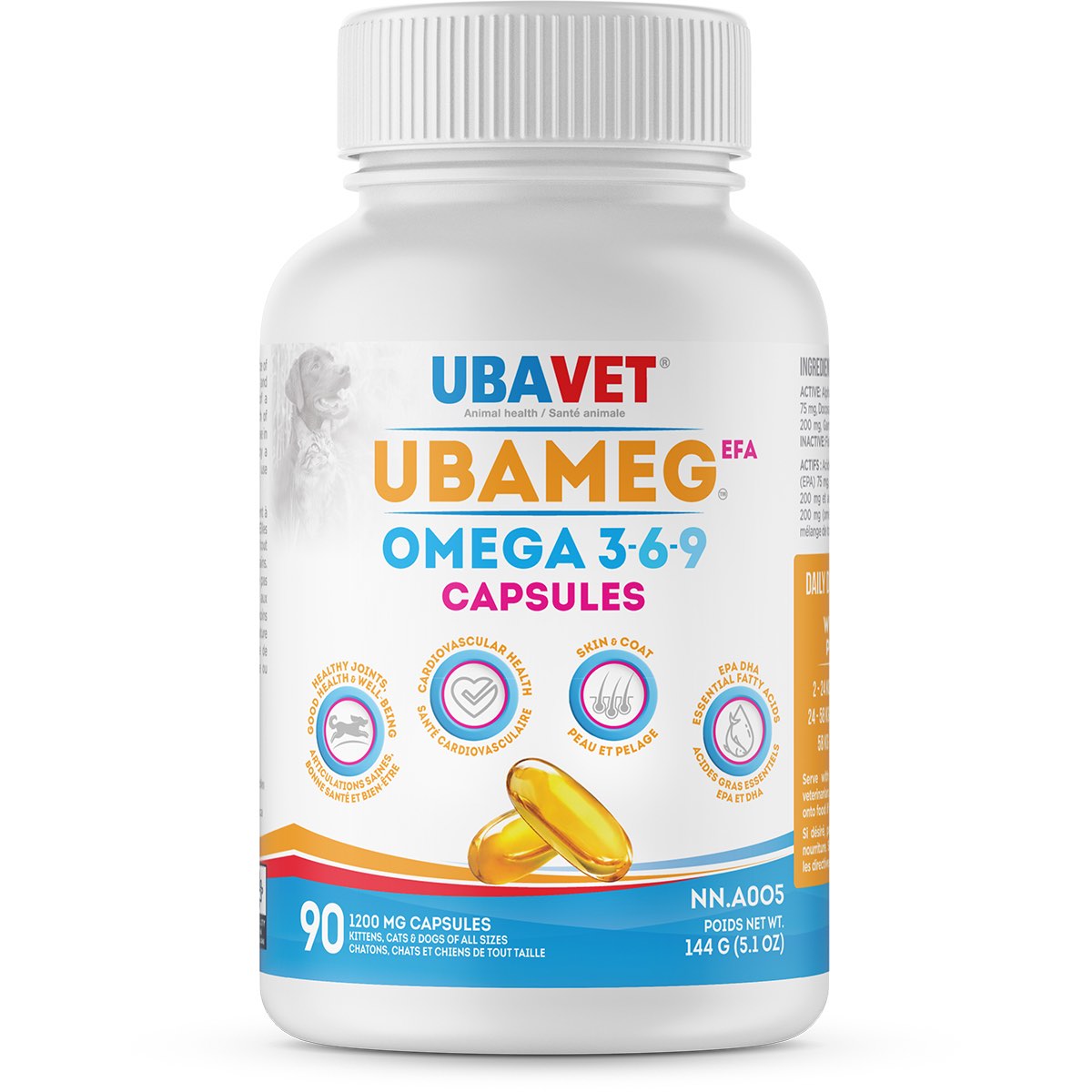 Ubameg EFA omega 3-6-9 capsules 1200 mg