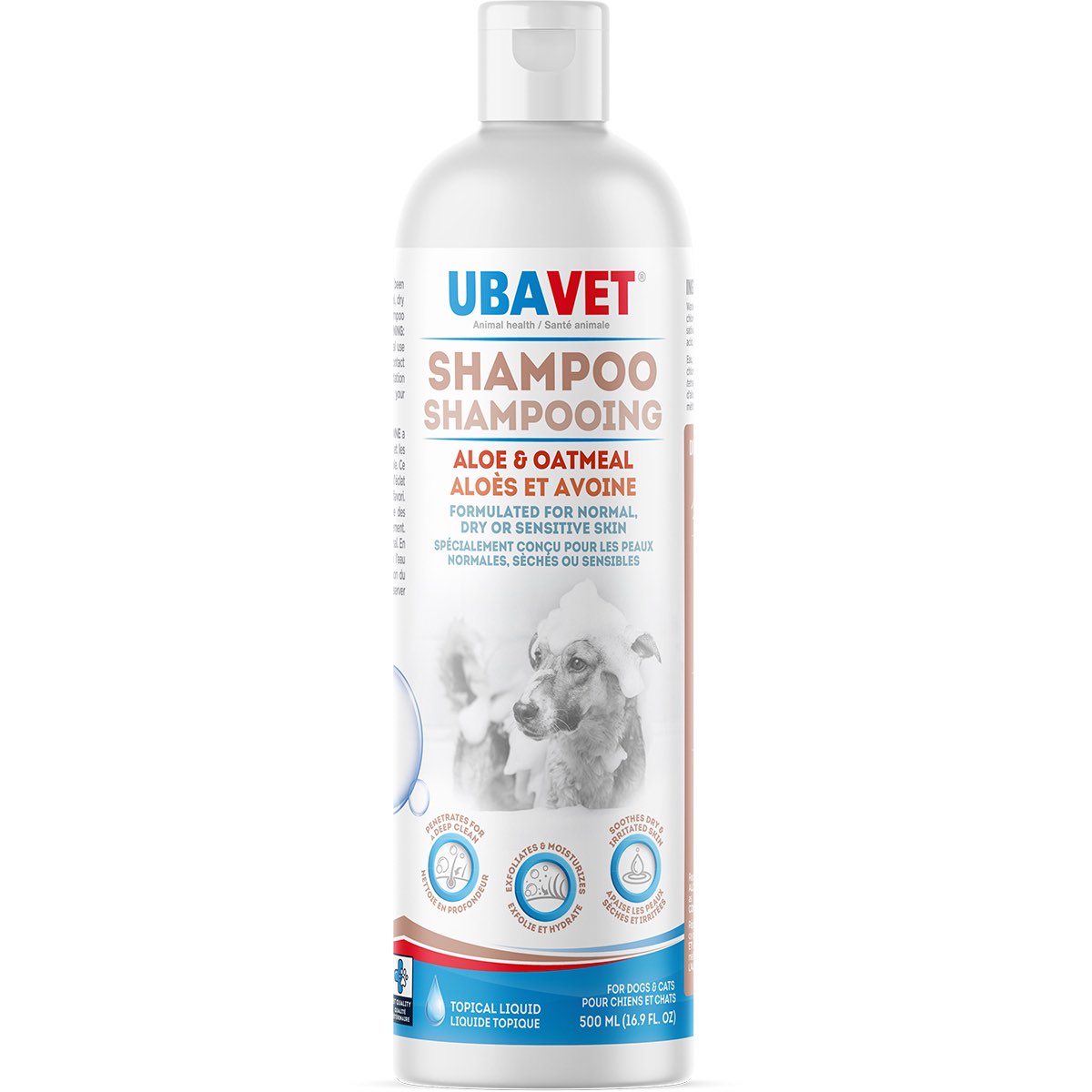 Aloe and oatmeal shampoo 500ml