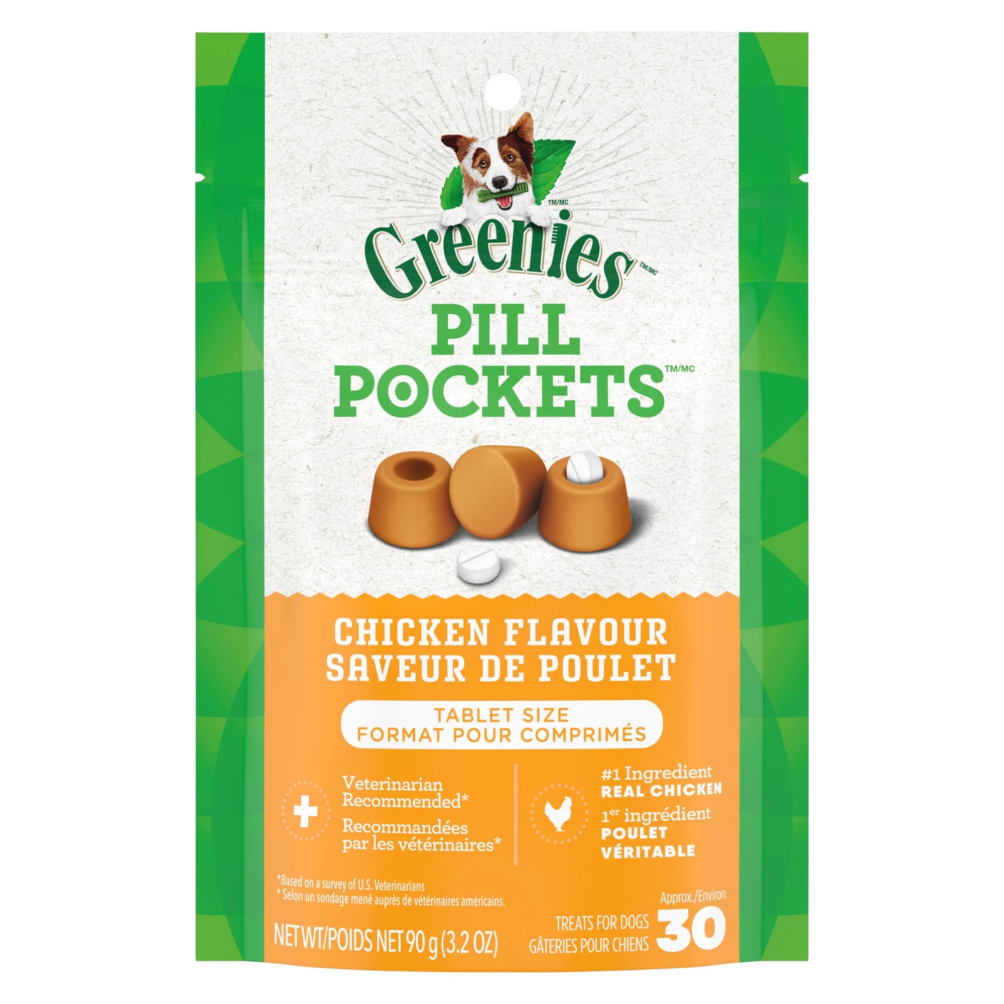 Greenies Pill Pockets tablet size for dogs 90 g