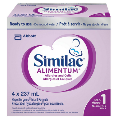 Similac Alimentum Ready to Use Infant Formula 4x237
