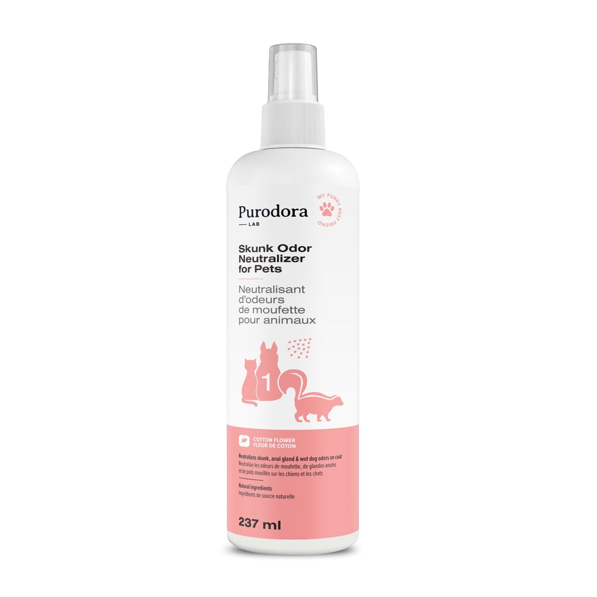 Purodora Skunk Odor Neutralizer for Pets 237ml
