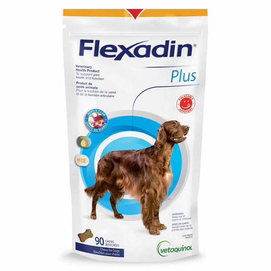 Vetoquinol Flexadin Plus for medium and large dogs Chicken and liver 90 Chews