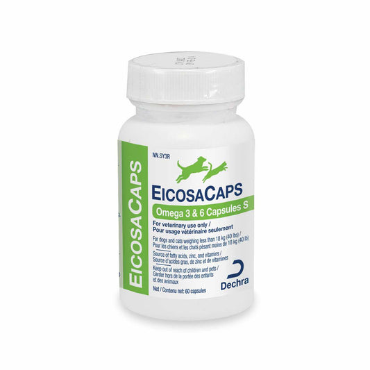 Dechra EicosaCaps Omega 3 & 6 60 Cap 0 - 18 kg