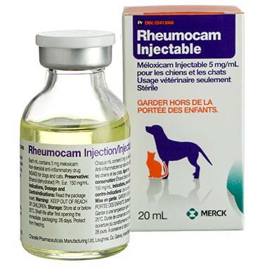 Rheumocam injection for cats and dogs 5 mg/ml - 20 ml vial