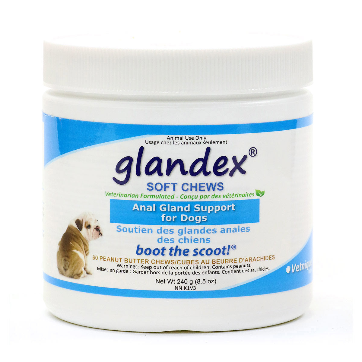 Glandex soft chews Peanut Butter, 60 chews