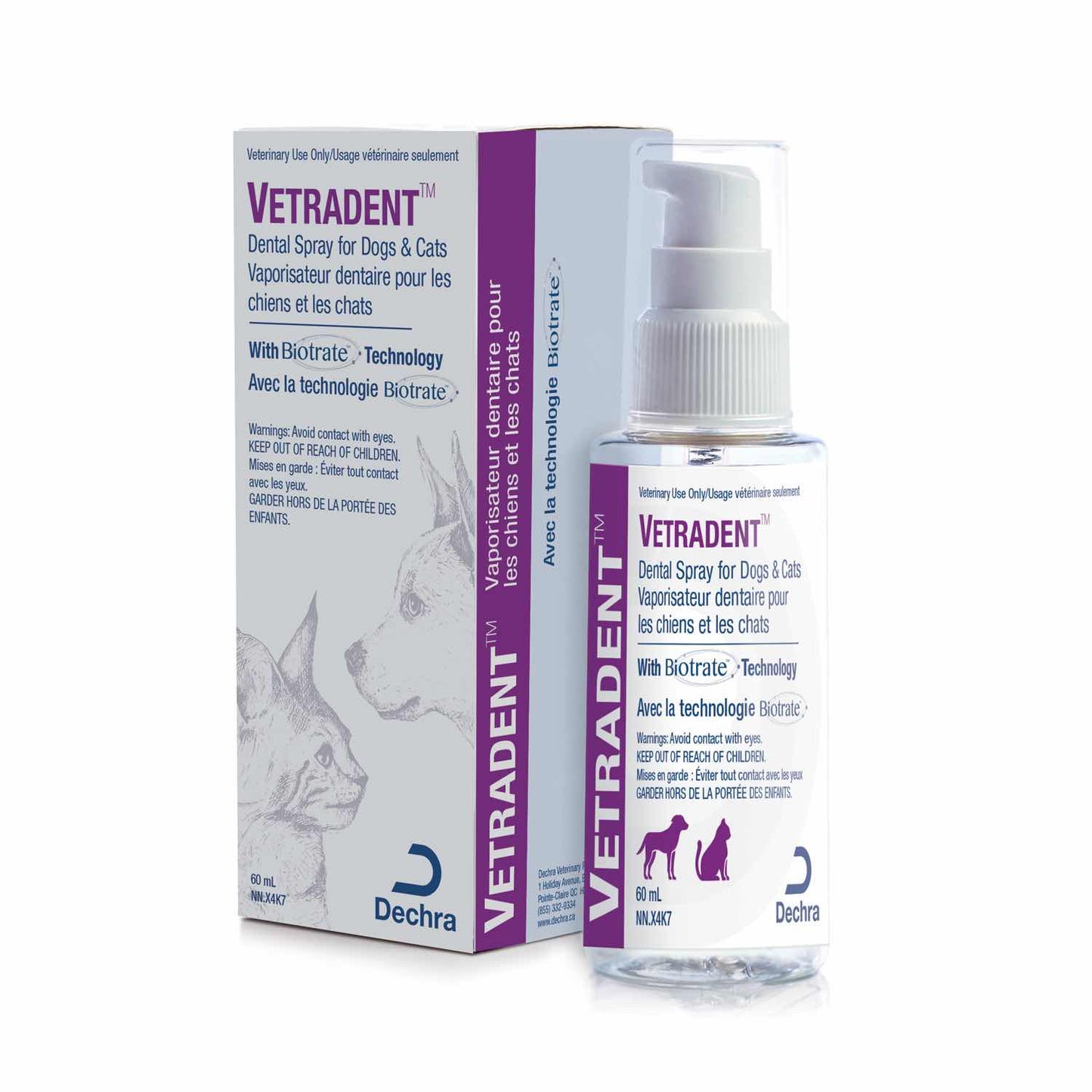 Vetradent dental spray, 60 ml