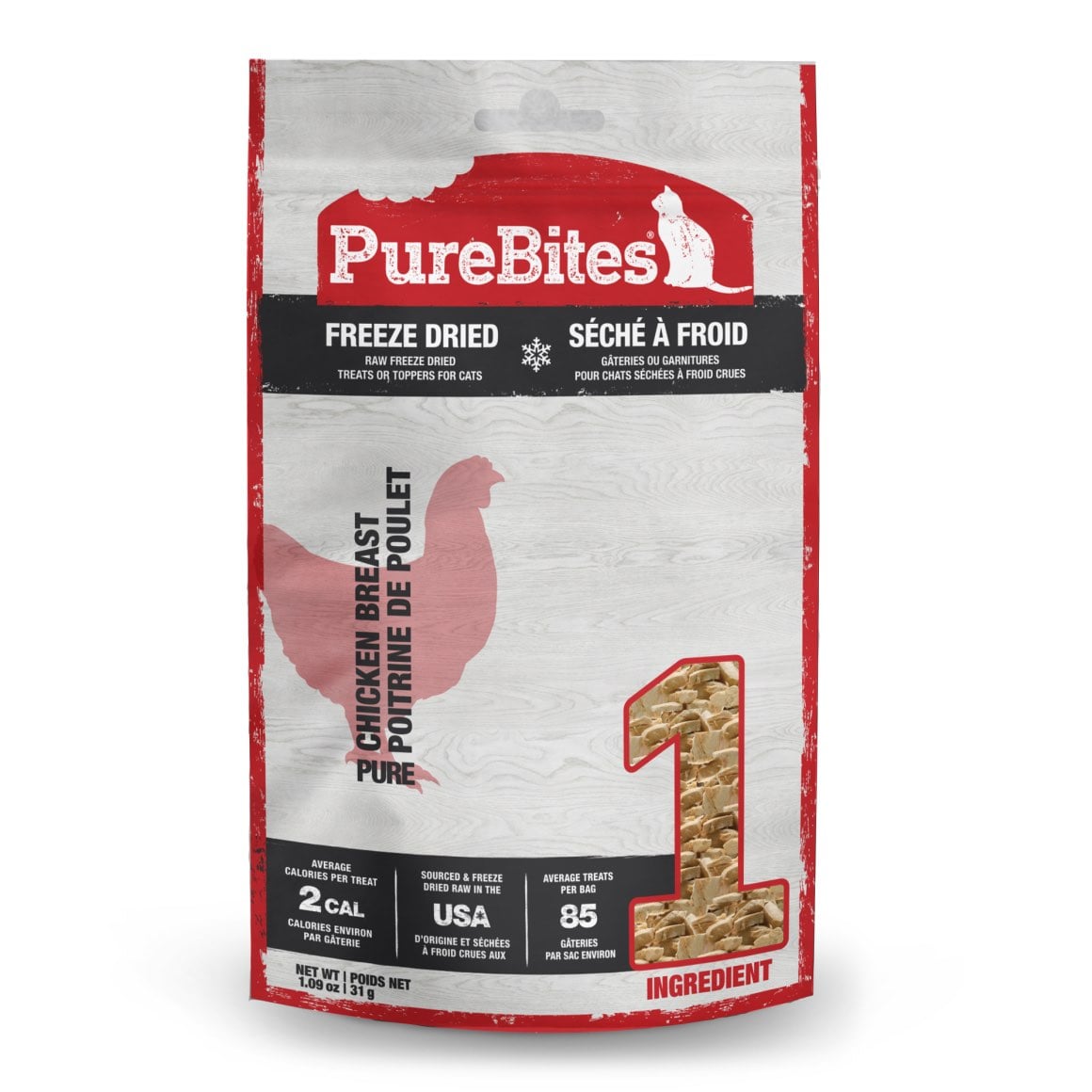 PureBites Freeze-Dried Chicken Cat Treats 31g