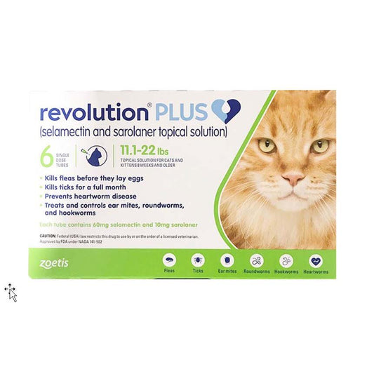 Revolution PLUS Green/Vert 5.1 - 10 kg, 6 Tubes