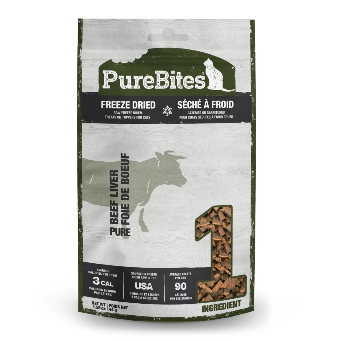 PureBites Freeze-Dried Beef Liver Cat Treats 44g