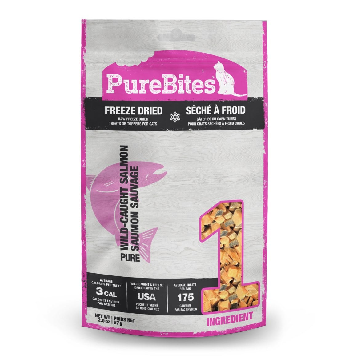 PureBites Freeze-Dried Cat Treats 57g Salmon