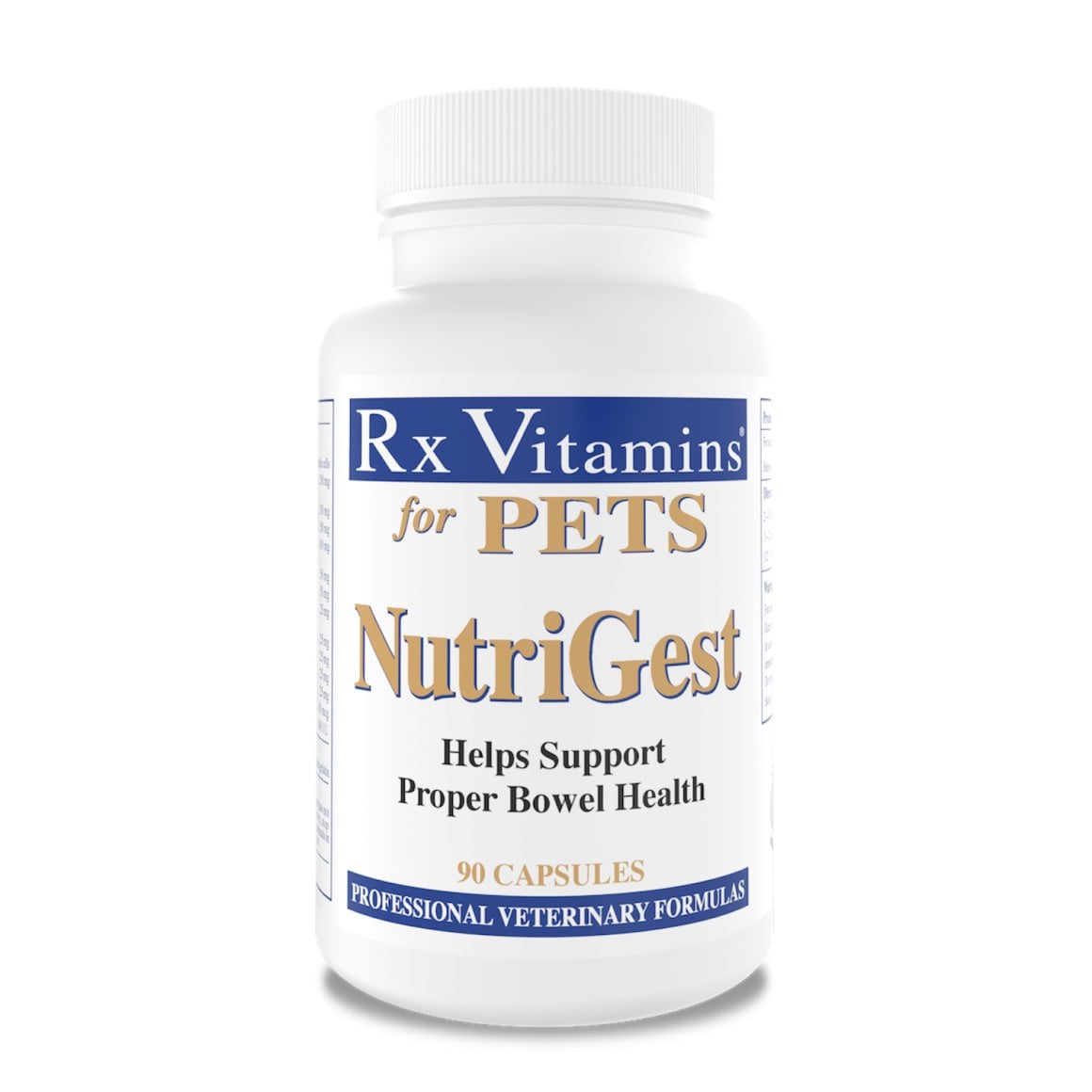 Rx Vitamins NutriGest Digestive Support Capsules for Dogs & Cats, 90 Capsules