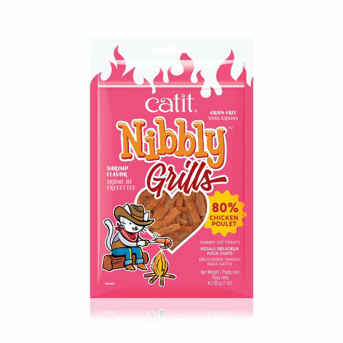 Catit Nibbly Grills Chicken and Shrimp Cat Treats 30g