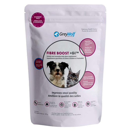 Grey Wolf Animal Health Fibre Boost + GI supplement 375 g