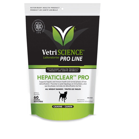 VetriSCIENCE Pro Line Hepaticlear Pro dog  chewable tablets
