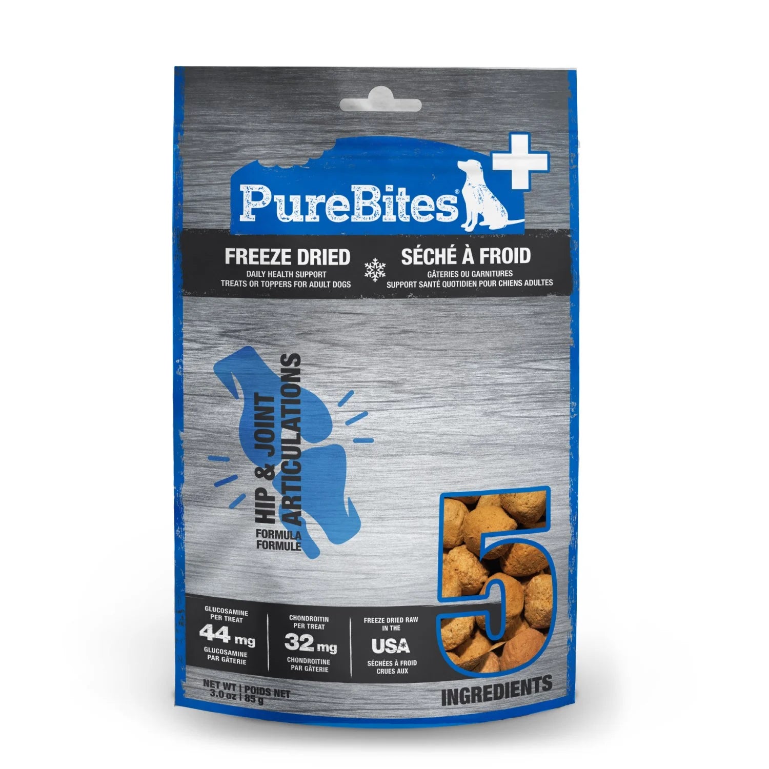 PureBites+ Hip and Joint for dogs 85g