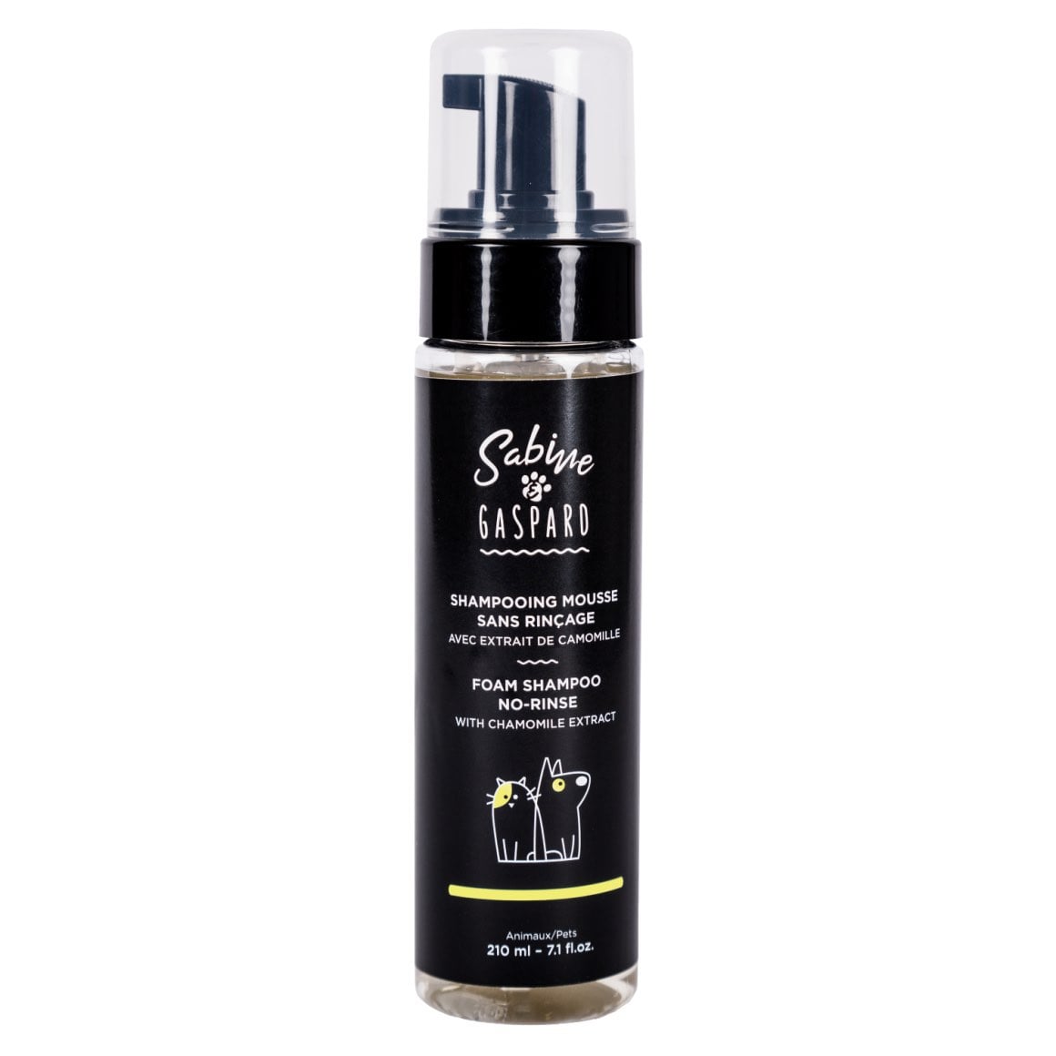 Sabine et Gaspard No-Rinse Chamomile Shampoo Foam for Dogs & Cats - 210ml