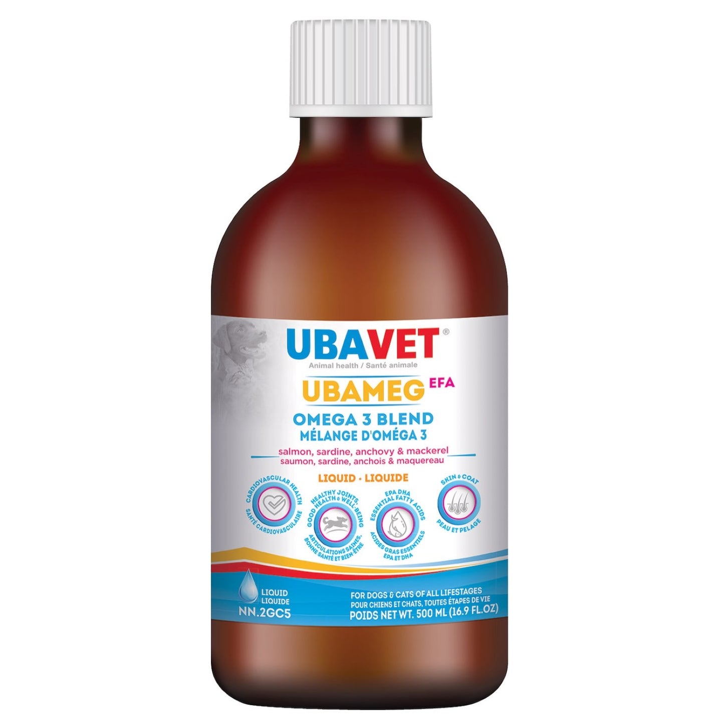 Ubameg EFA omega 3 four blend liquid 500ml