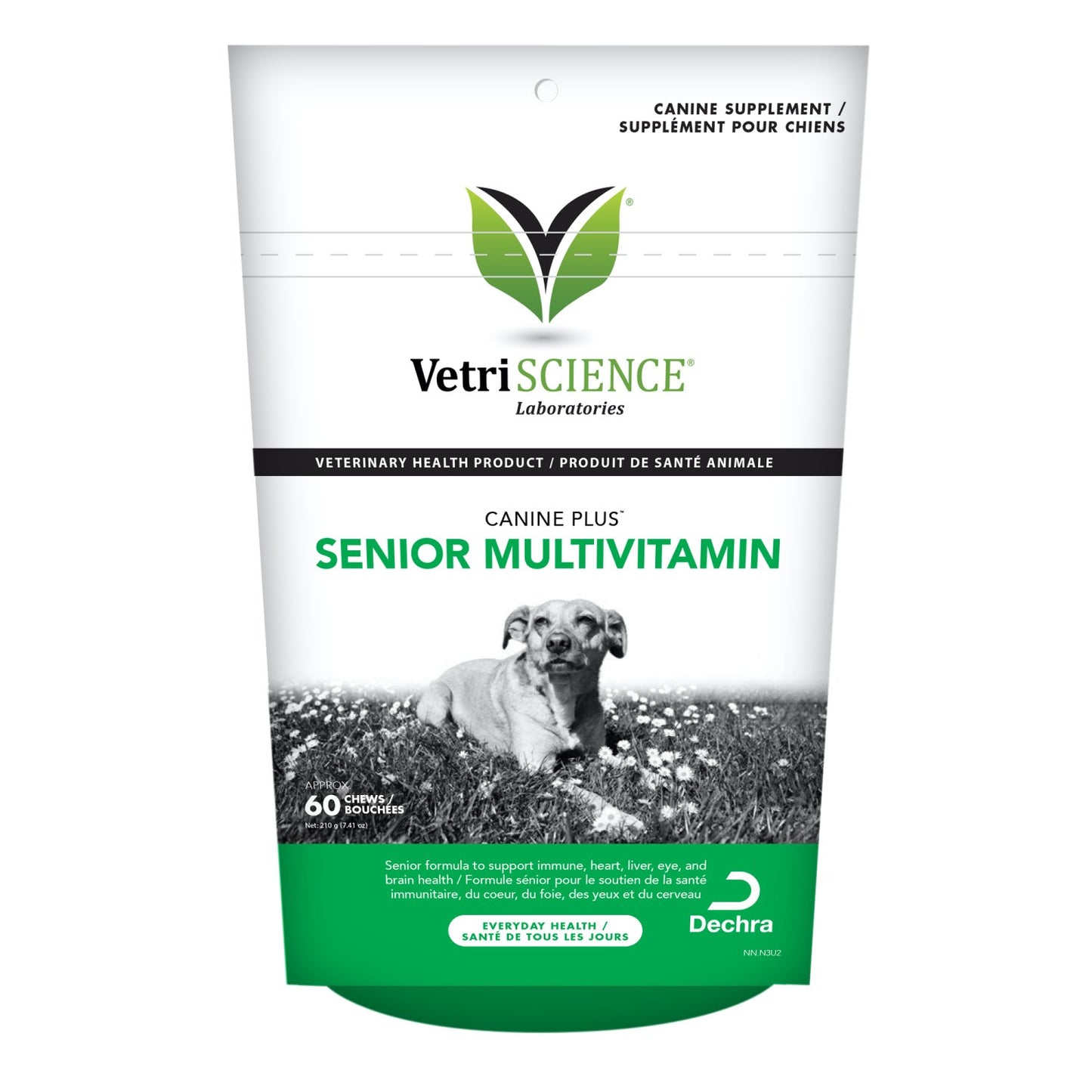 VetriSCIENCE Canine Plus Senior Multivitamin chews Original 60 Chews