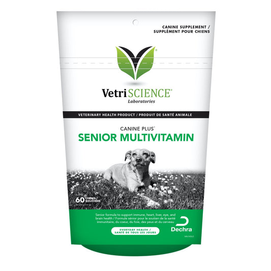 VetriSCIENCE Canine Plus Senior Multivitamin chews Original 60 Chews
