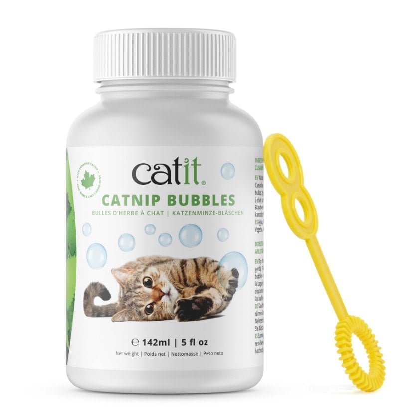 Catit Catnip Bubbles Interactive Cat Toy 142ml