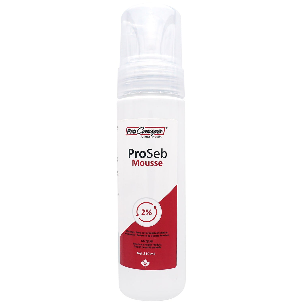 ProSeb Chlorhexidine 2% mousse, 210 ml