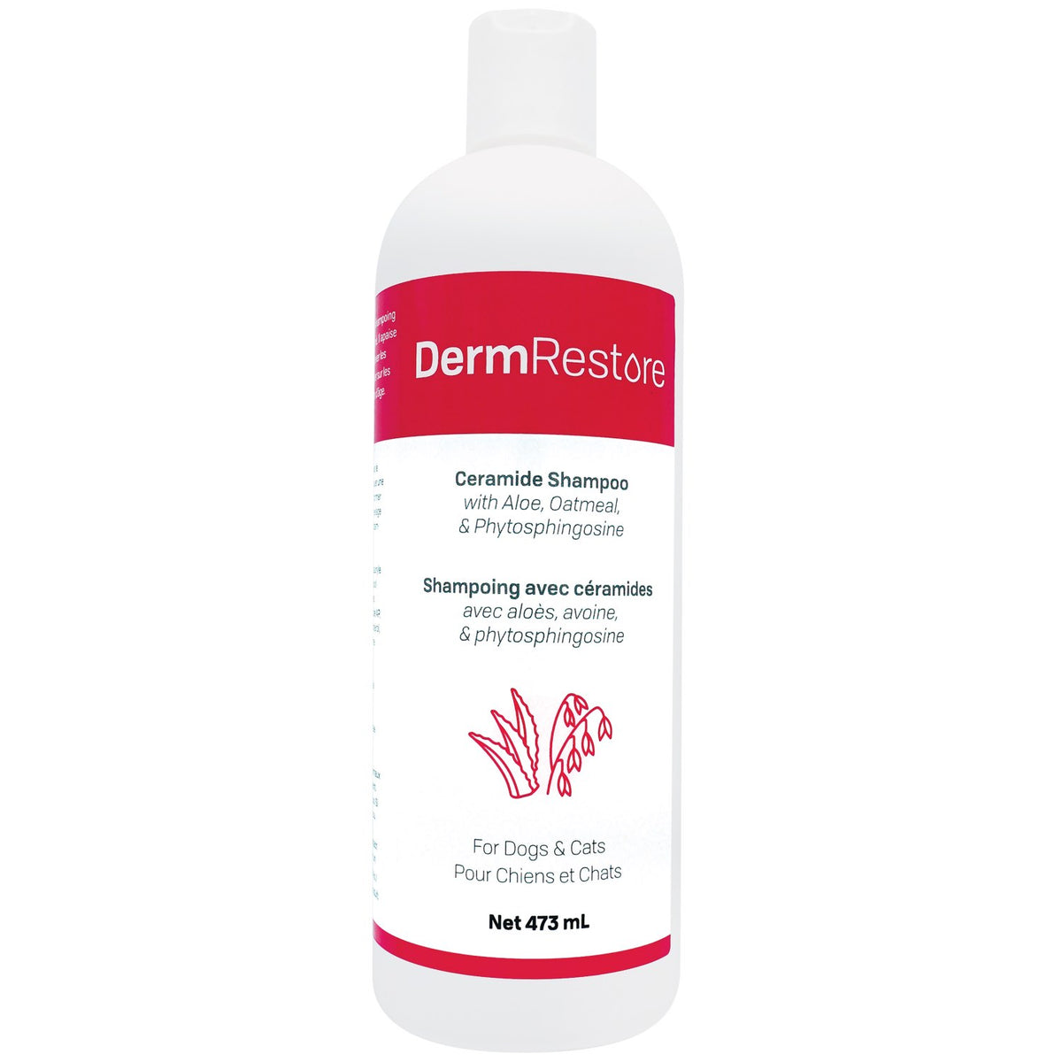 Shampoo DermRestore for cats and dogs, 473 ml