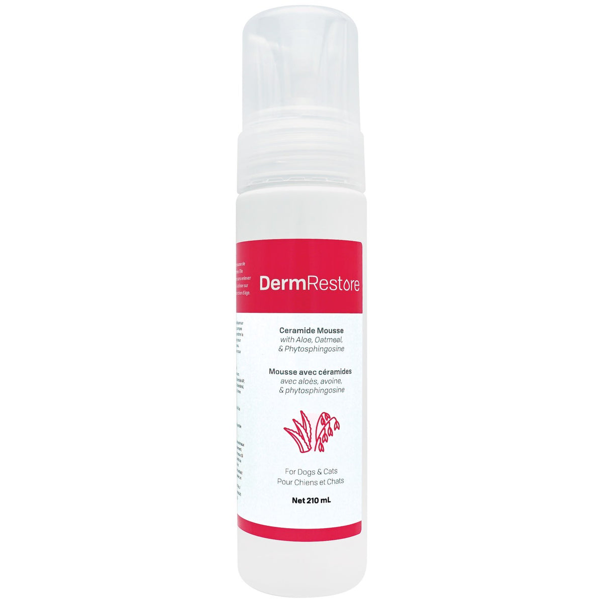 Mousse DermRestore for cats and dogs, 210 ml