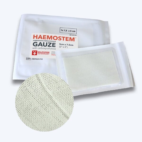Millpledge Haemostem Haemostatic Gauze for Dogs & Cats
