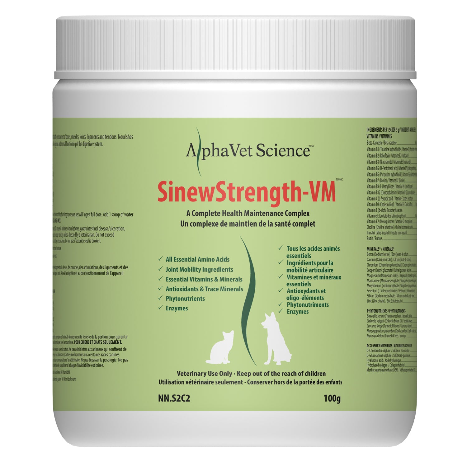 Alpha Vet Science Sinewstrength-VM powder Original