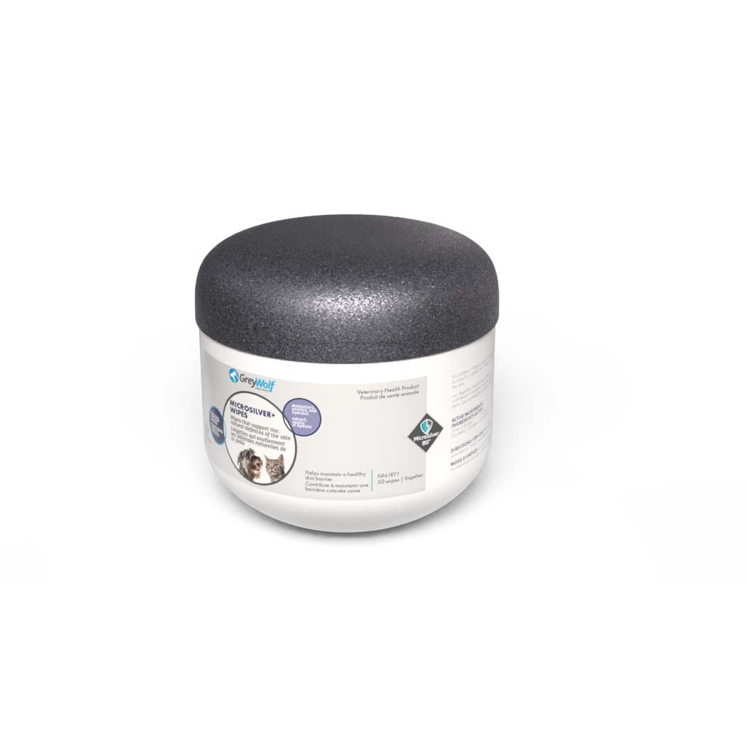 MicroSilver+ Wipes for cats and dogs, 50 wipes