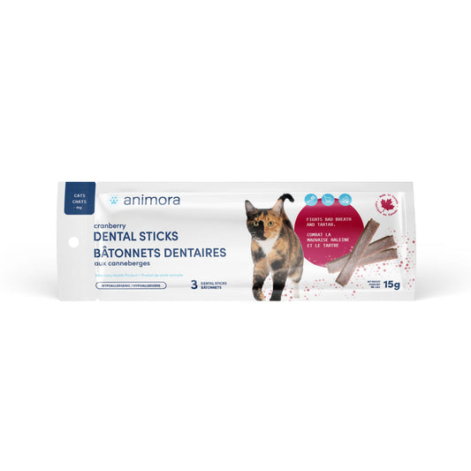 Animora Dental sticks for cats Cranberry