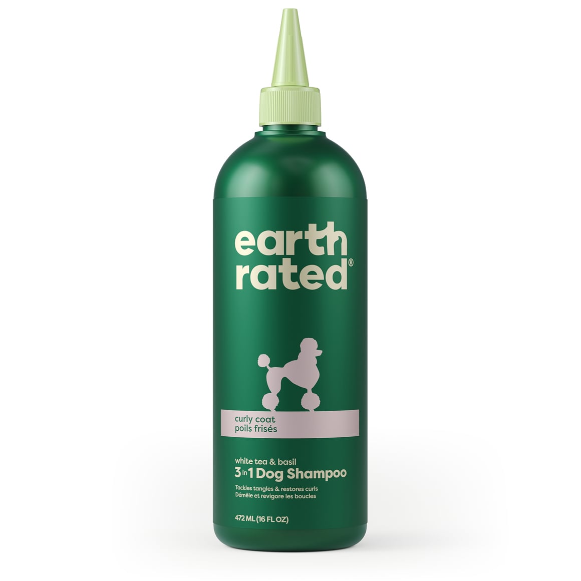 Earth Rated Shampoo 3 in 1 for Dogs with Curly Coat 472ml