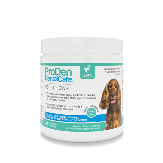 MedVant ProDen DentalCare soft chews for small/medium dogs Natural flavouring  Chews
