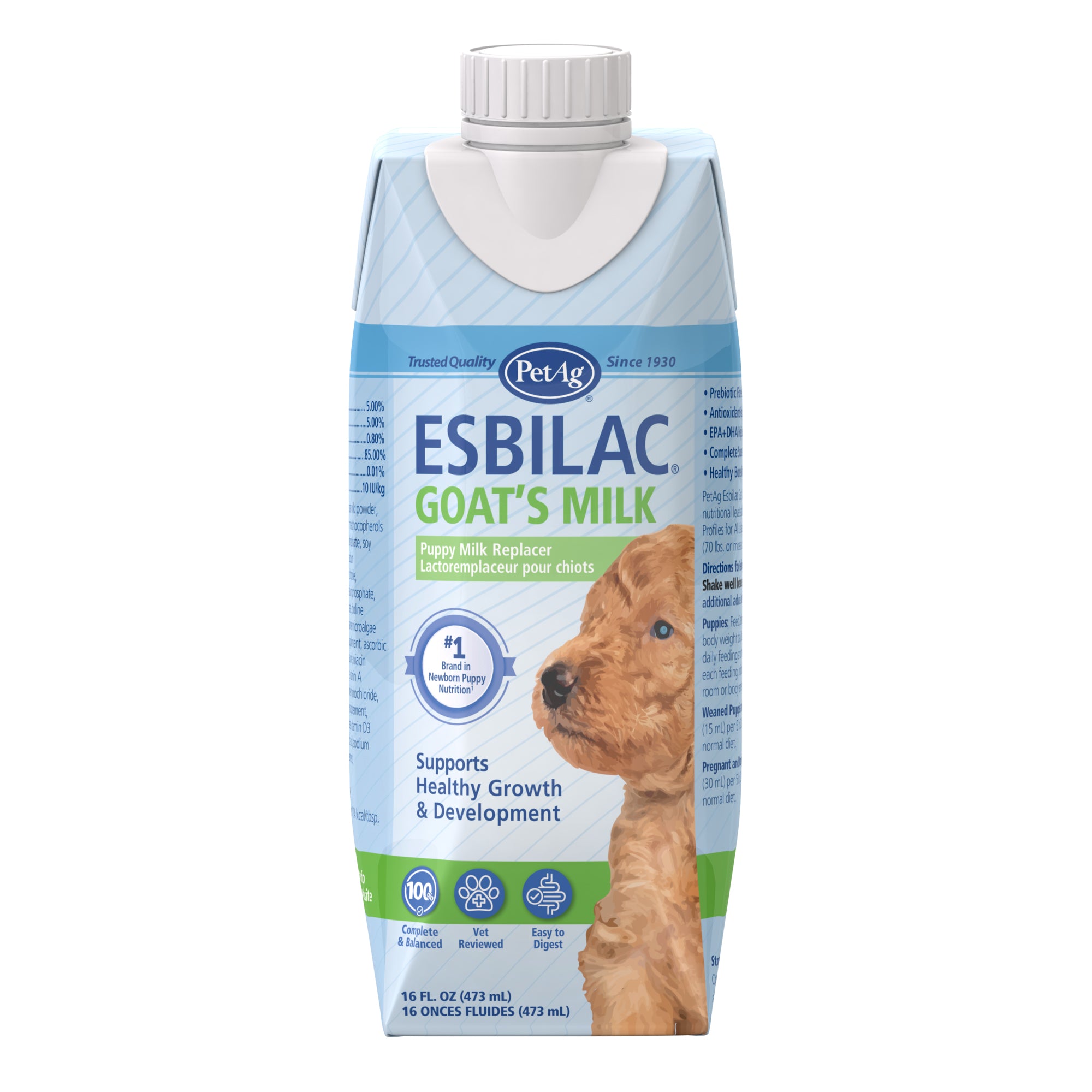 Esbilac goat's milk liquid for puppies tetra-pack 473ml