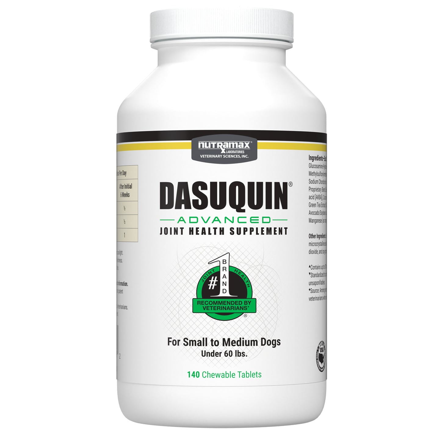 Dasuquin Advanced chewable tablets for small to medium dogs