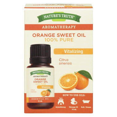 Nature's Truth Aromatherapy 100% Pure Orange Sweet Essential Oil 15 ml