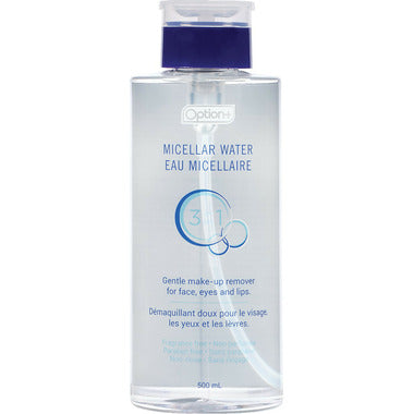 Option+ Micellar Water 3-in-1, 500 ML