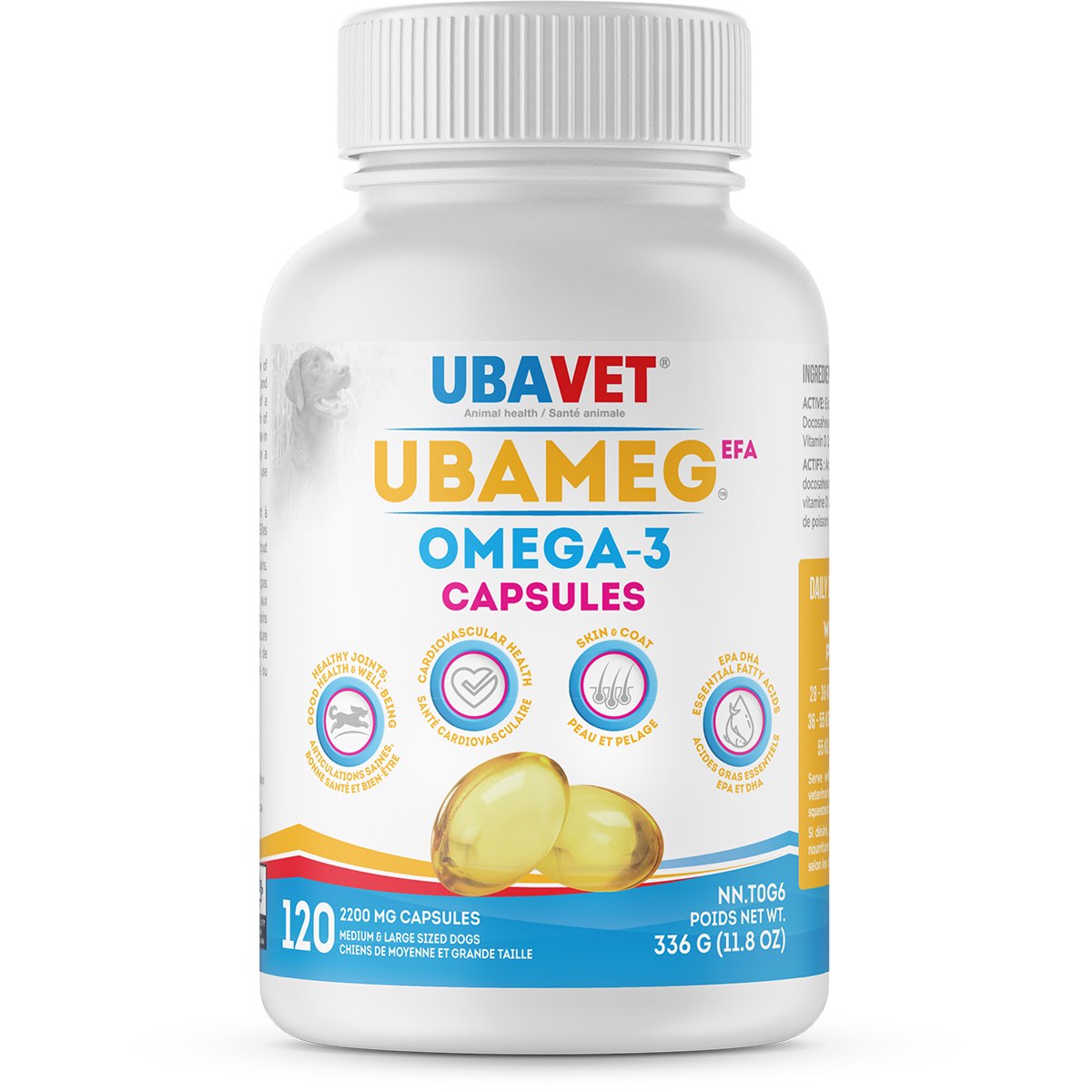 Ubameg EFA omega 3 capsules 120 Cap