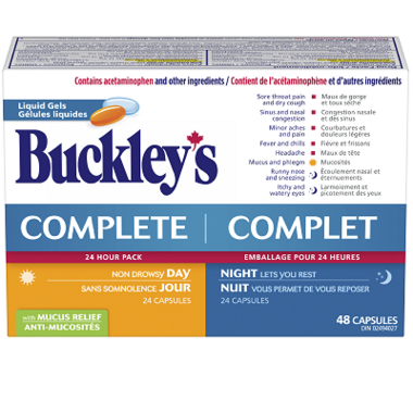 Buckley's Complete 24 Hour Pack 24 Caps
