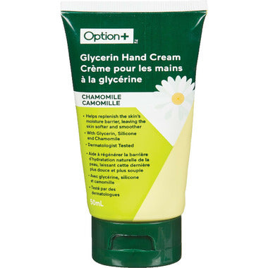 Option+ Glycerin Hand Cream Chamomile, 50 ML