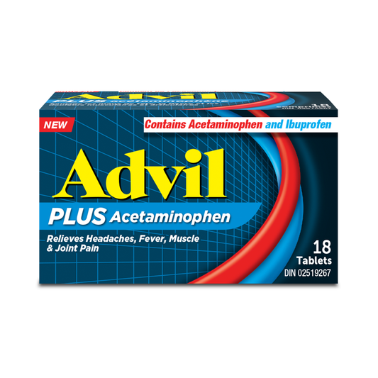 Advil PLUS Acetaminophen 18 tabs