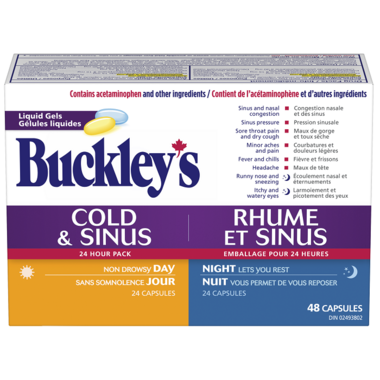 Buckley's Cold & Sinus 24 Hour Pack 24 Caps