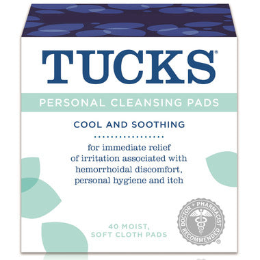 Tucks Medicated Cooling Pads 40 Pads