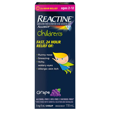 Reactine Child Grape 118 ml