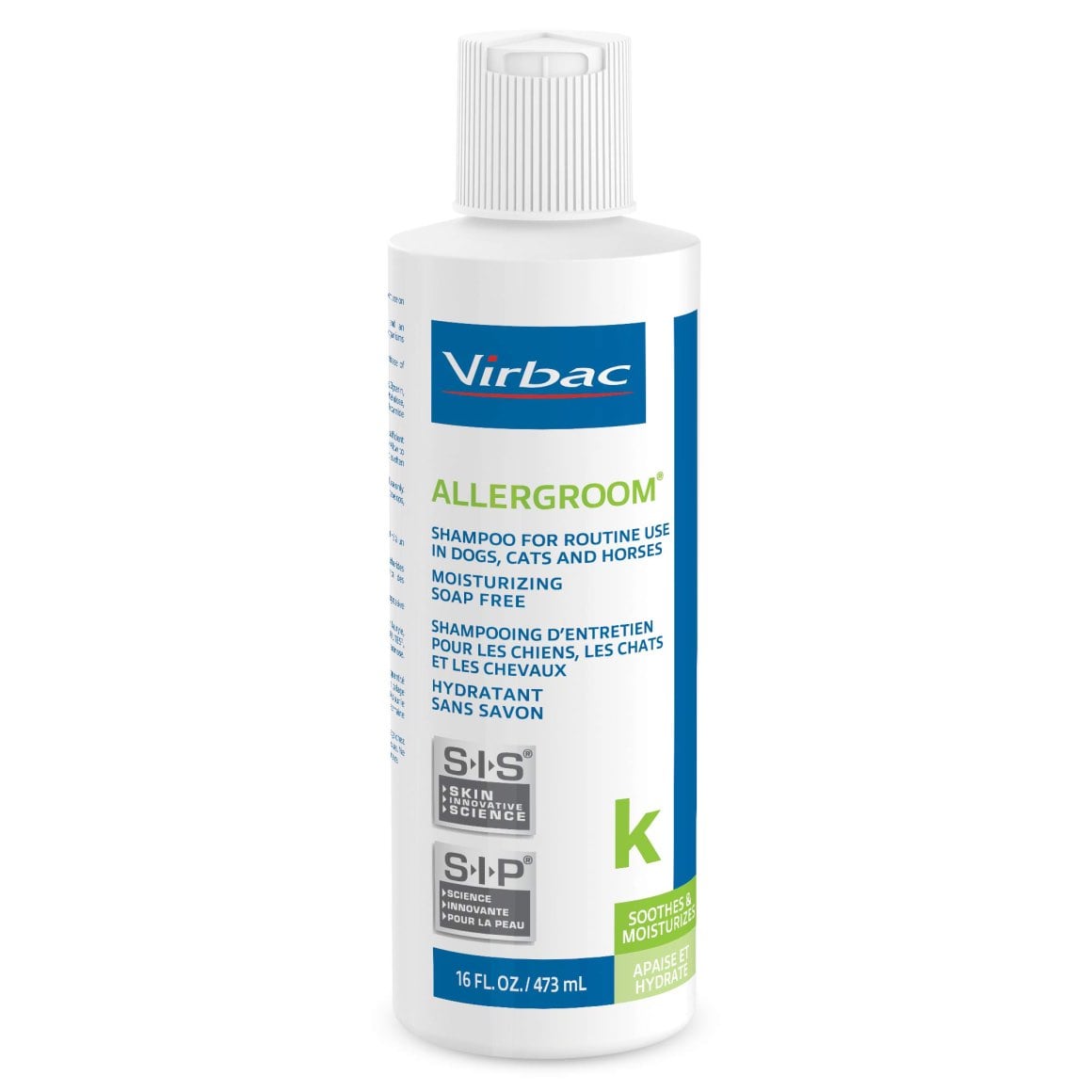 Virbac Allergroom Hypoallergenic Shampoo for Dogs & Cats 473ml