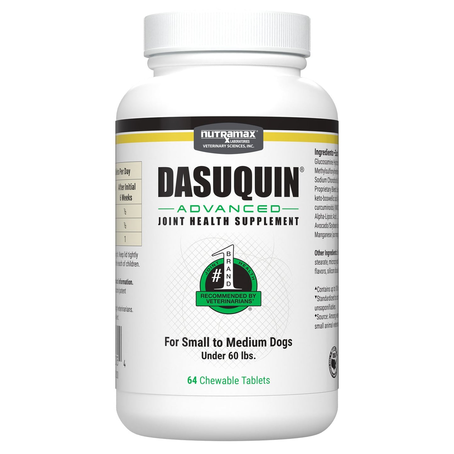 Dasuquin Advanced chewable tablets for small to medium dogs