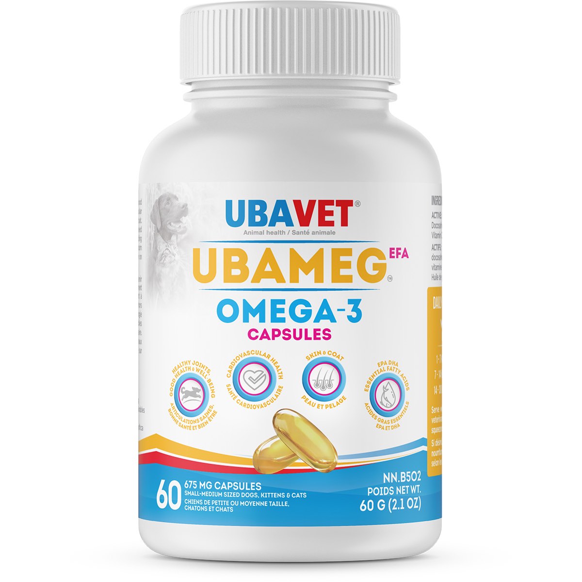 Ubameg EFA omega 3 capsules 60 Cap