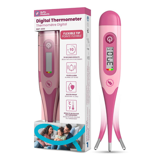 Flexible Digital Thermometer (Pink)