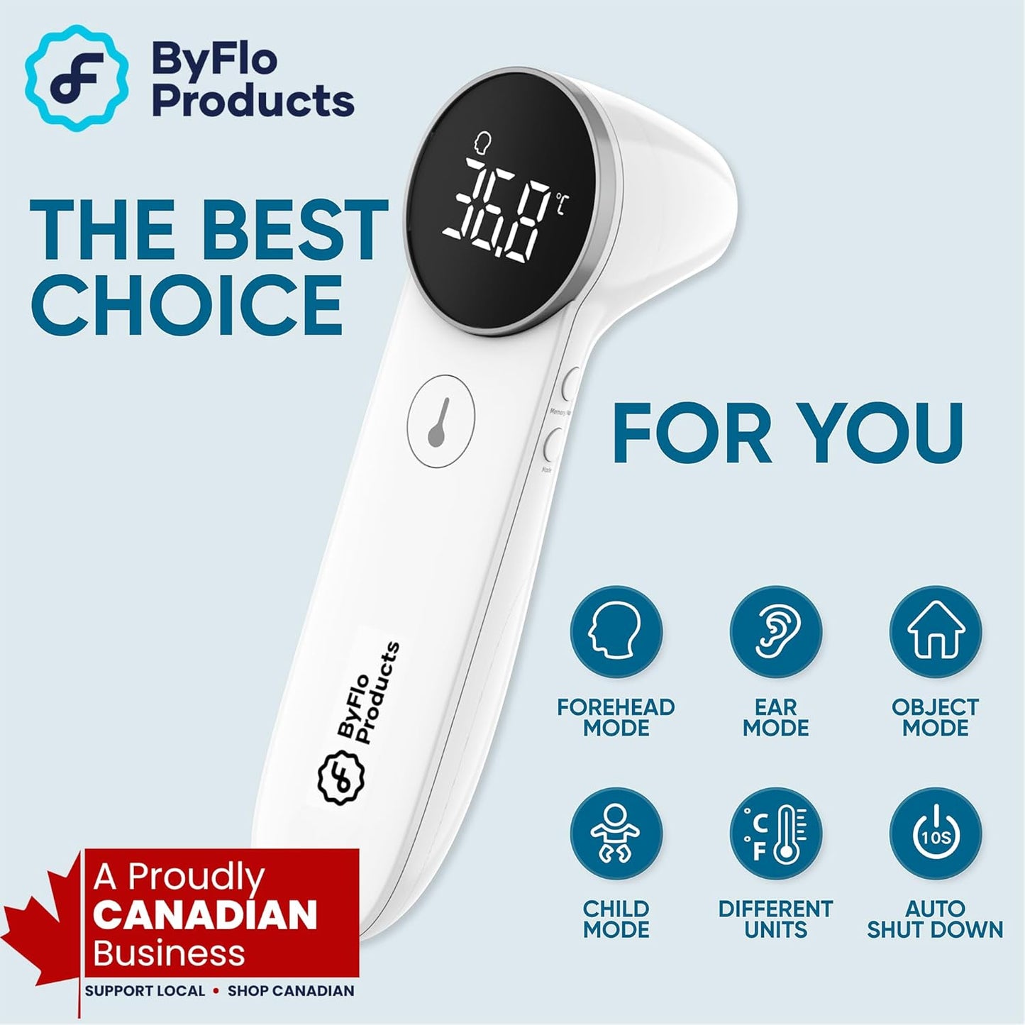 Ear and Forehead Thermometer